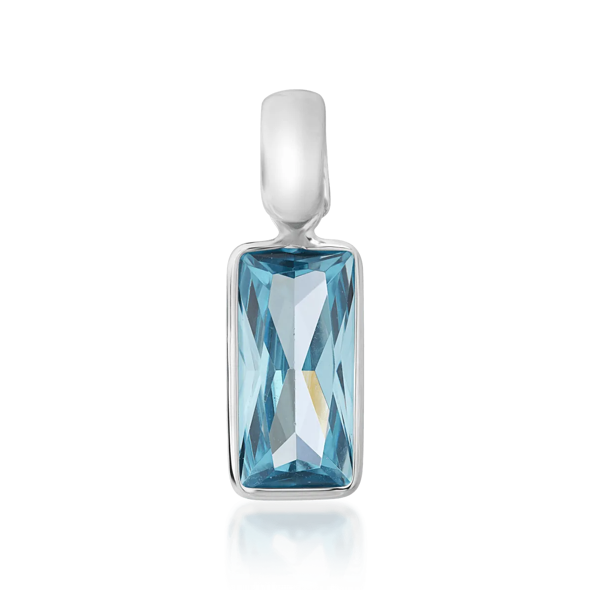 Pandantiv din aur alb