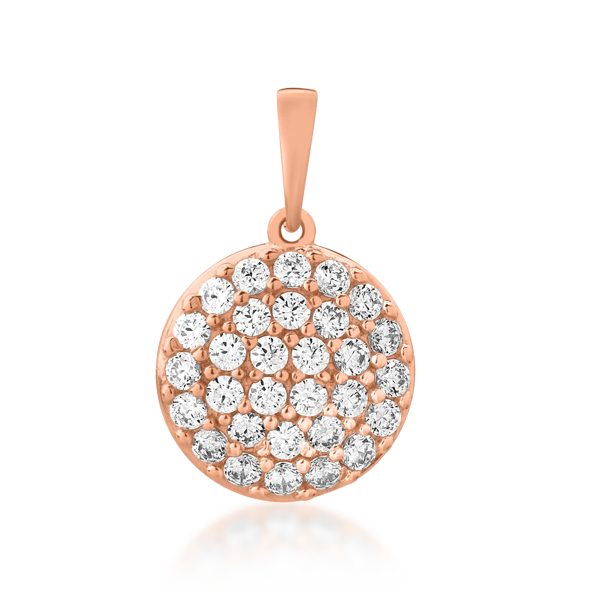 14K rose gold pendant