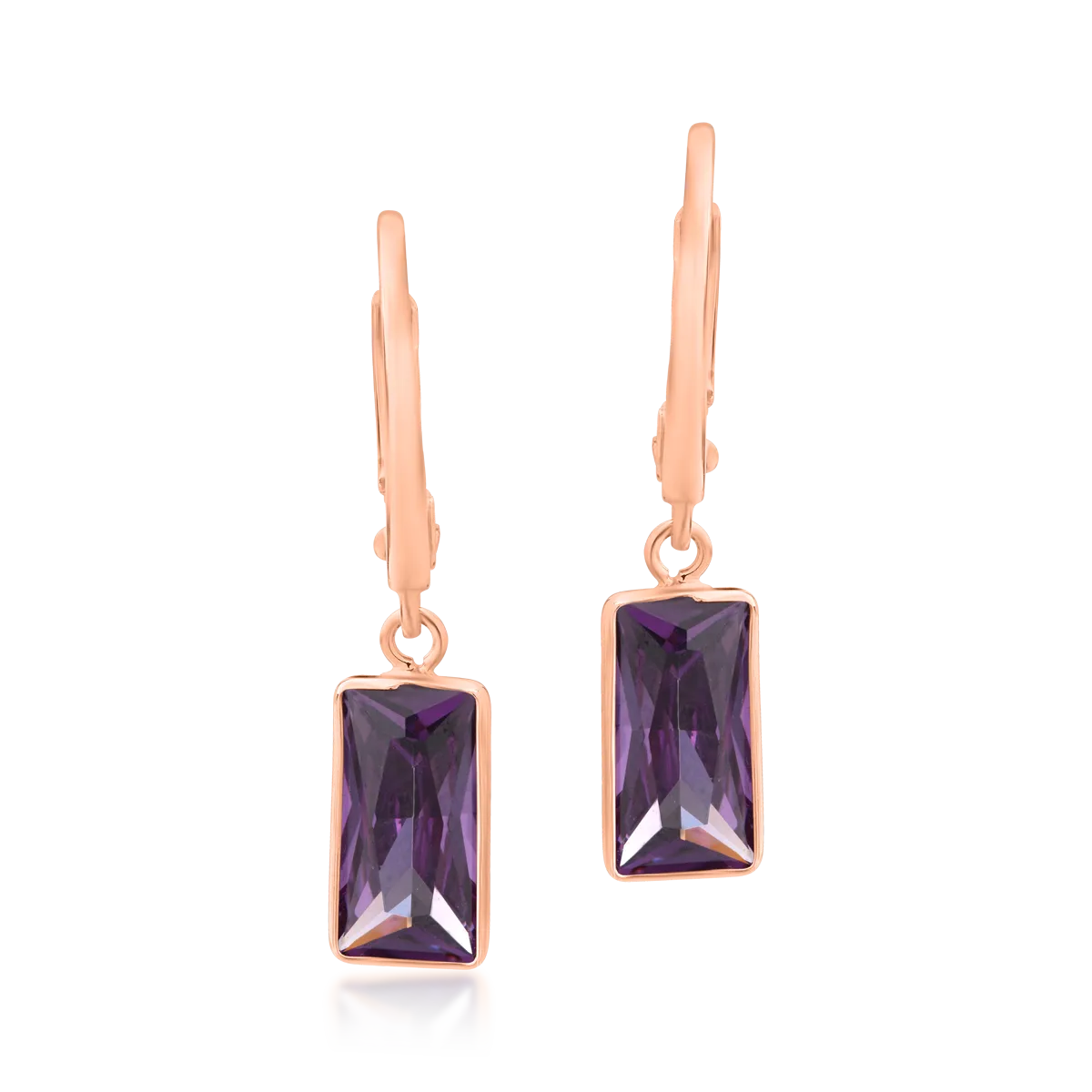 14K rose gold earrings