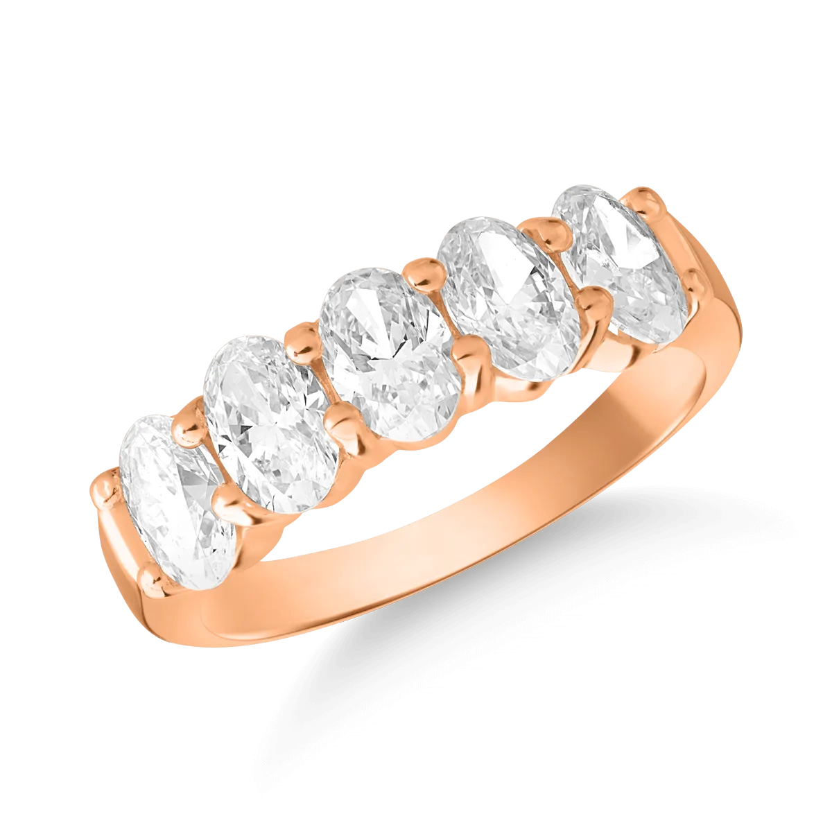 14K rose gold ring