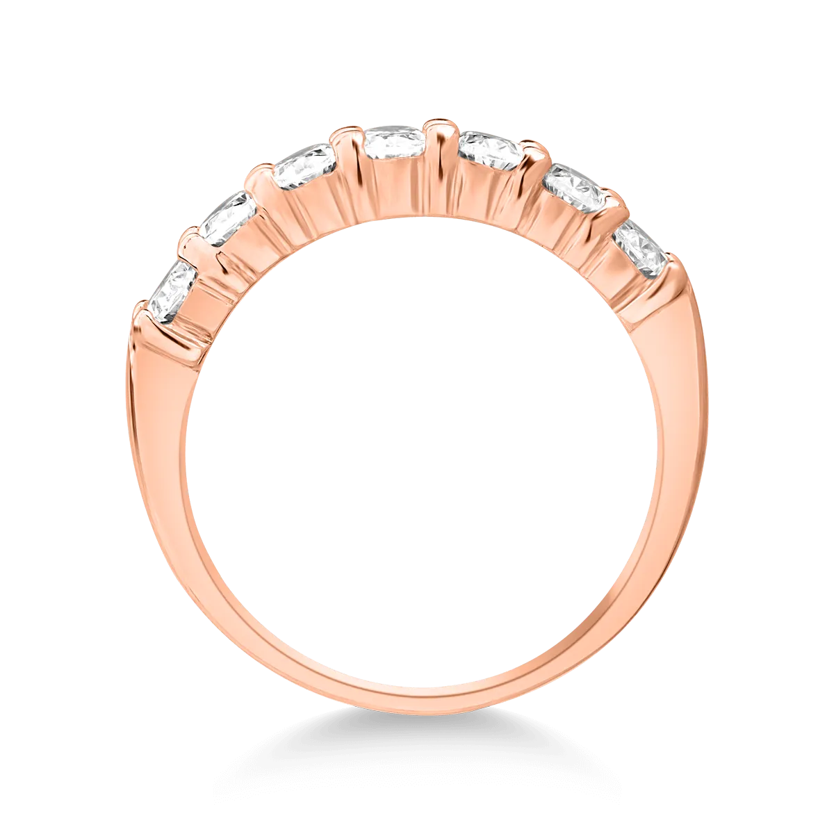 14K rose gold ring