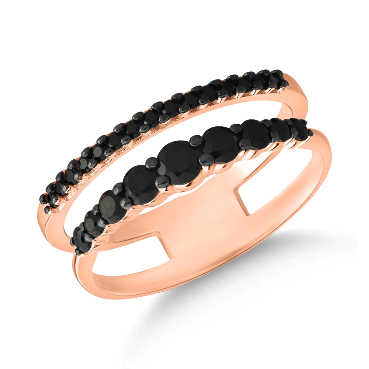 14K rose gold ring