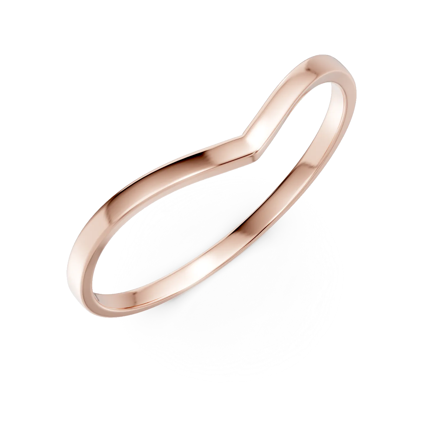 Pierścionek z 14K różowego złota