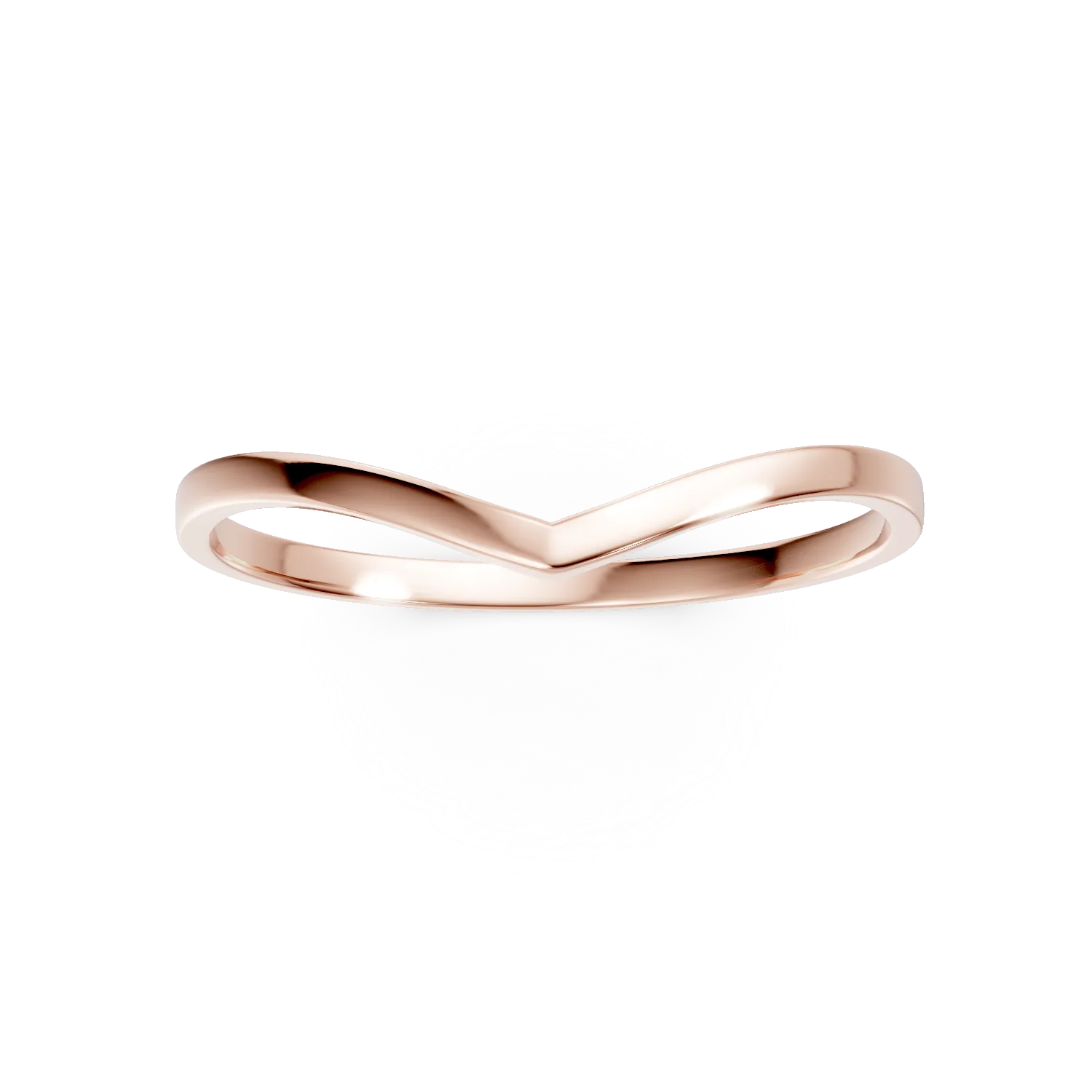 Pierścionek z 14K różowego złota