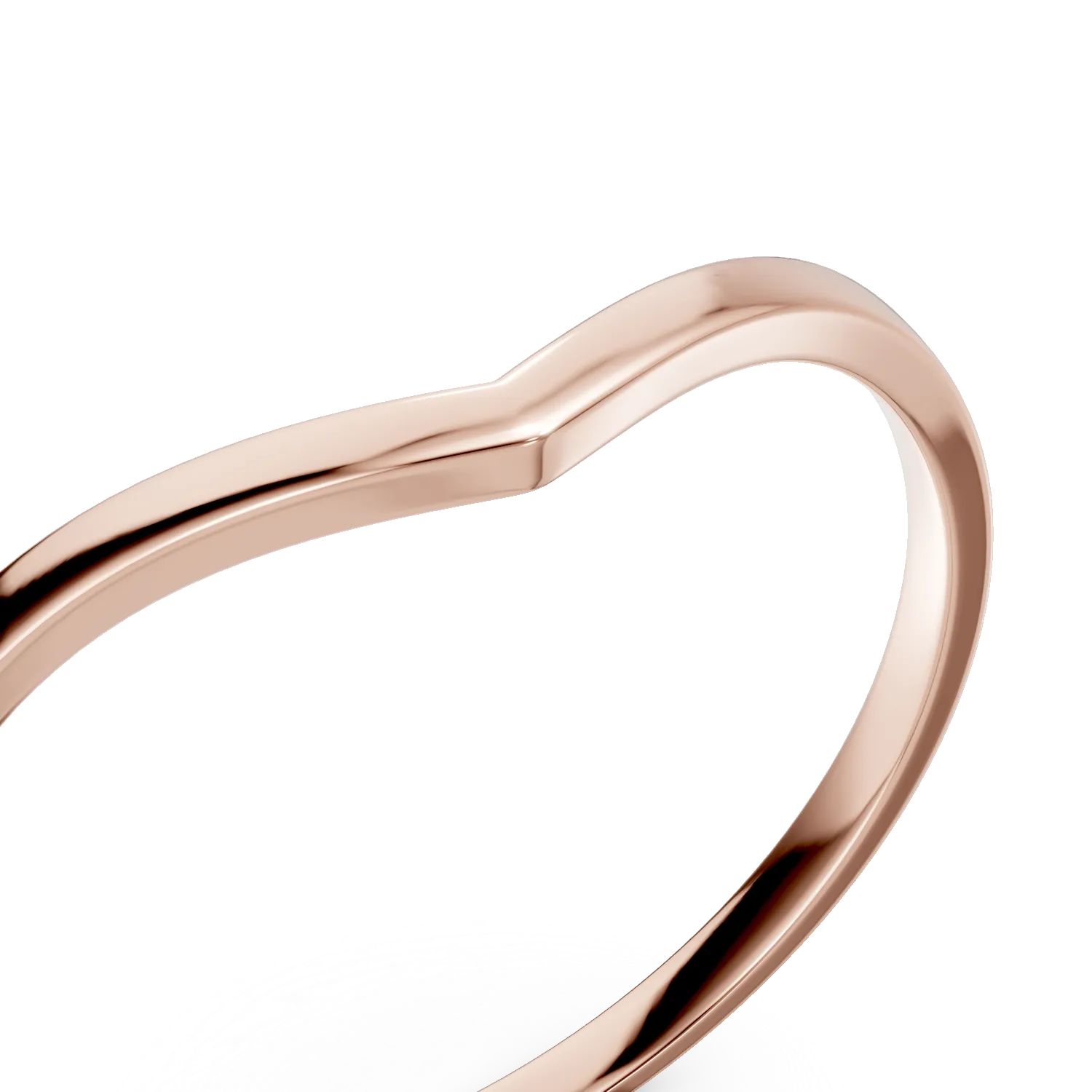 Pierścionek z 14K różowego złota