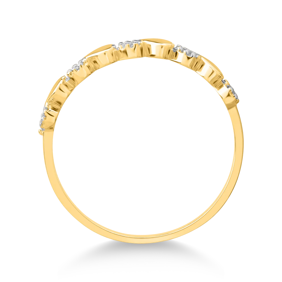 14K yellow gold ring