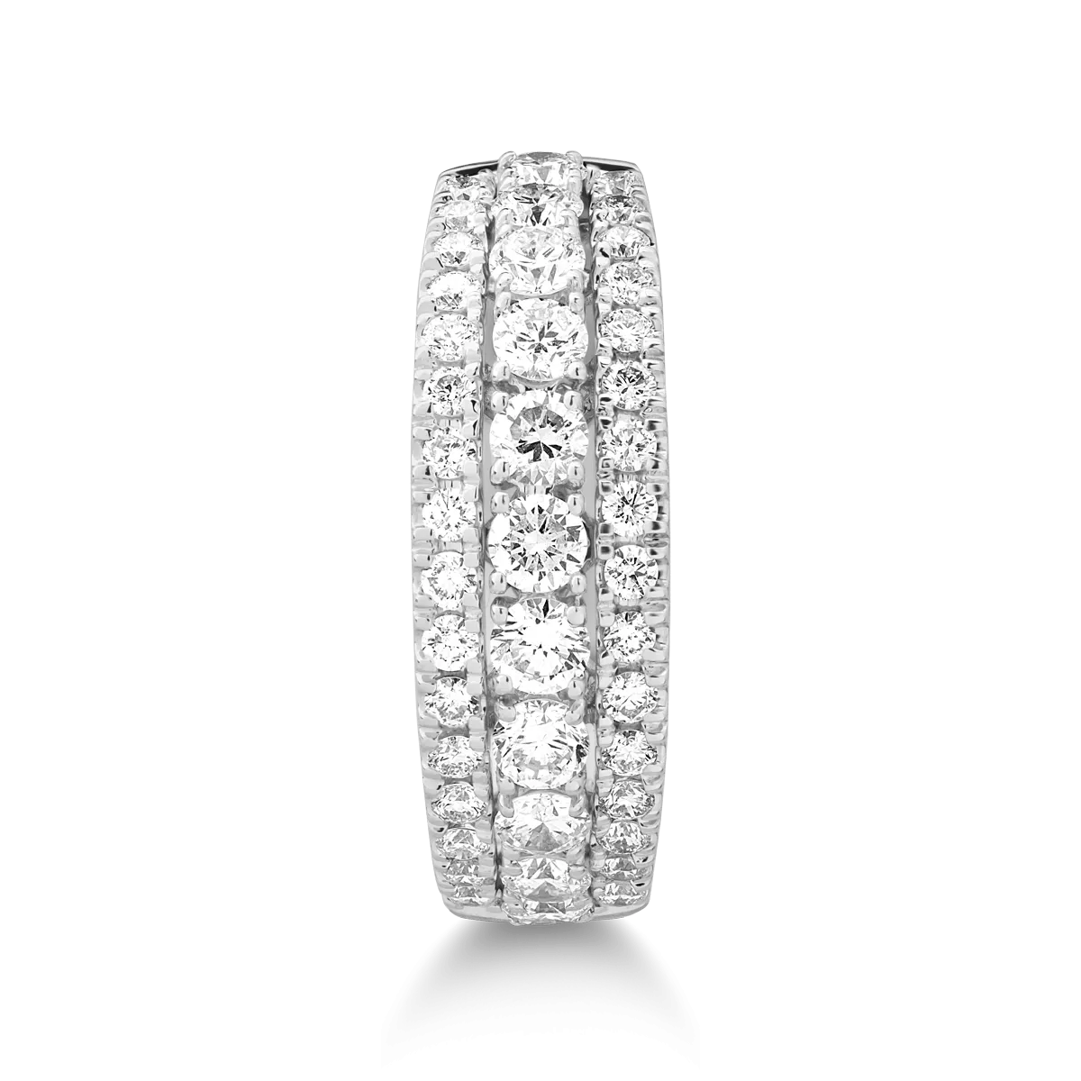 18K white gold ring with 0.987ct diamonds