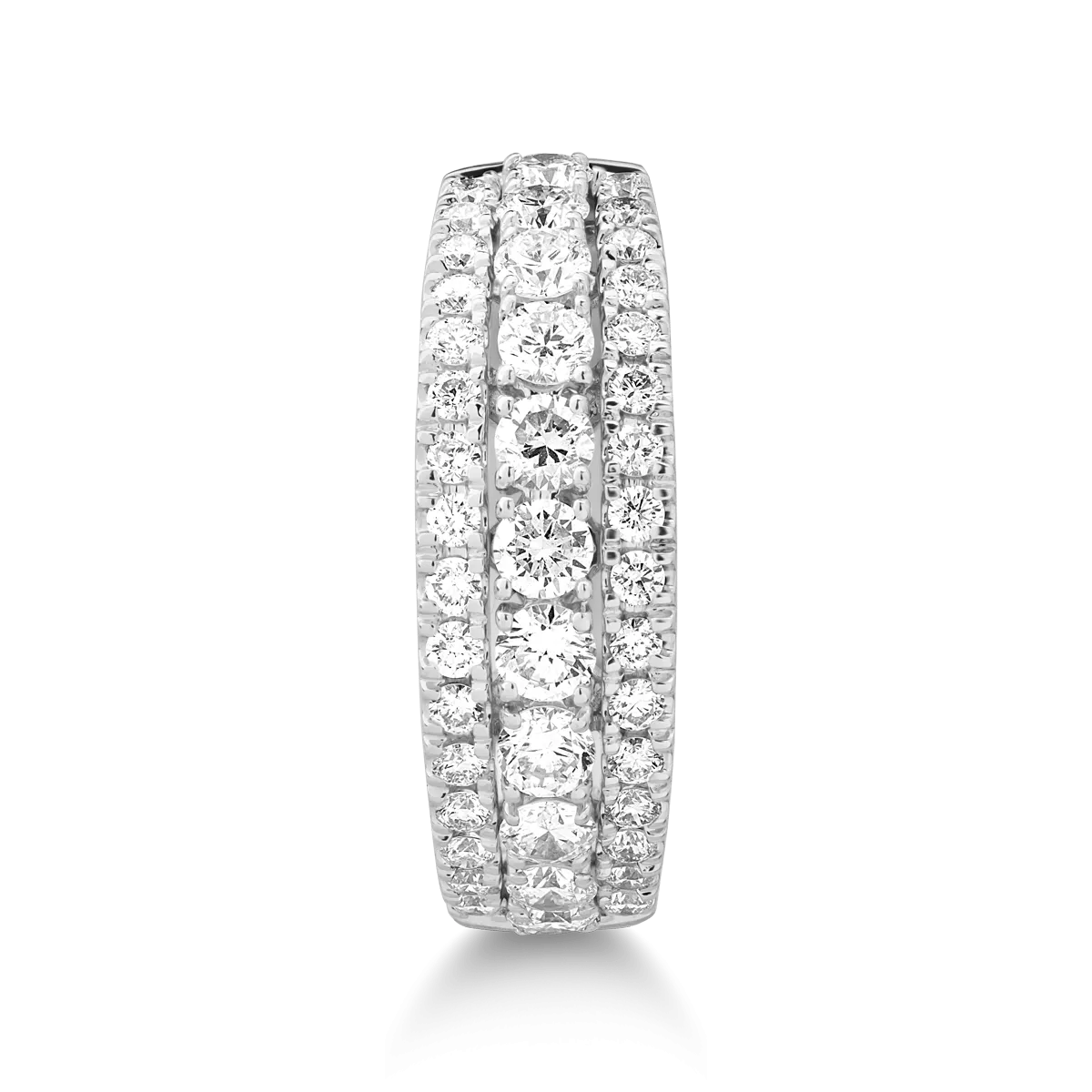Inel din aur alb de 18K cu diamante de 0.9ct