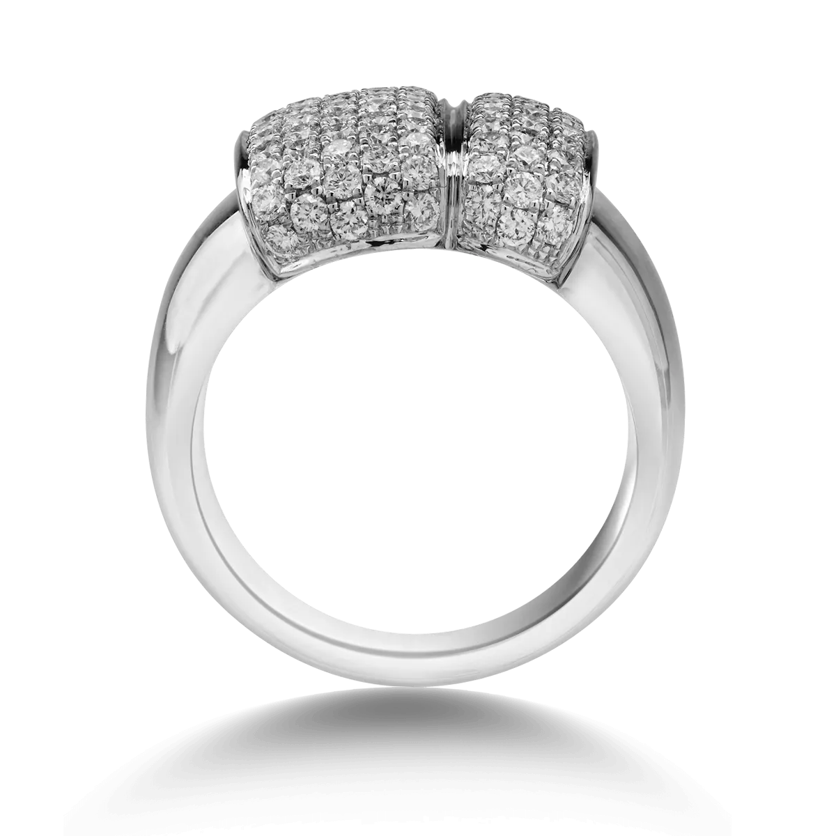 Gyűrű 18K-os fehér aranyból 1.41ct gyémánttal