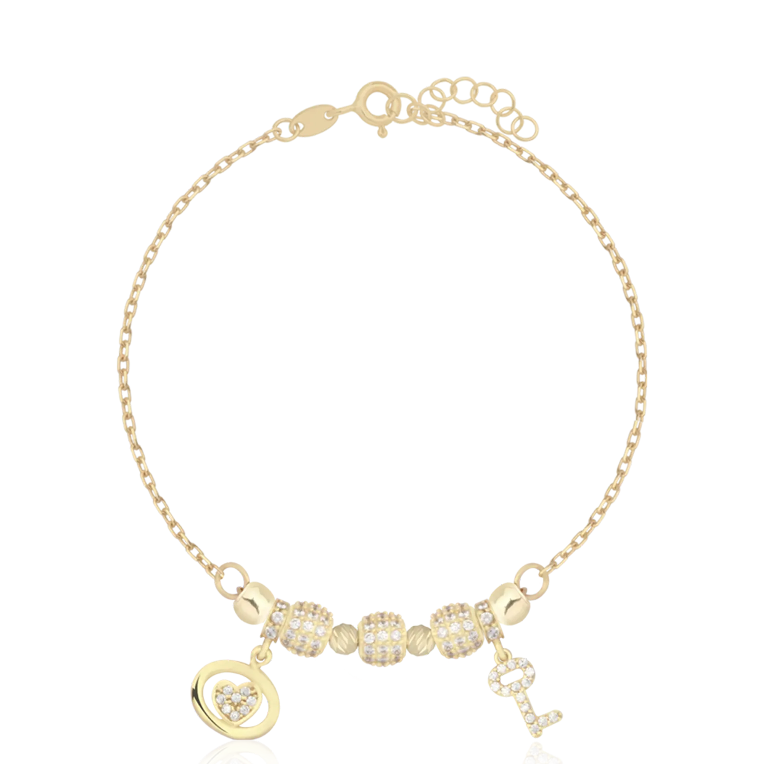 14K yellow gold bracelet-119036
