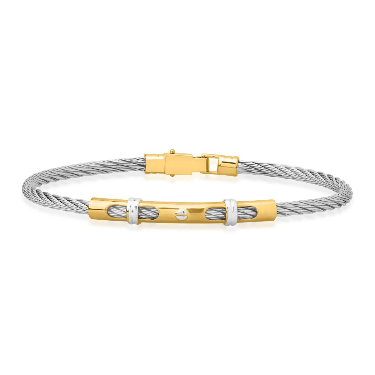 14K yellow gold bracelet for men