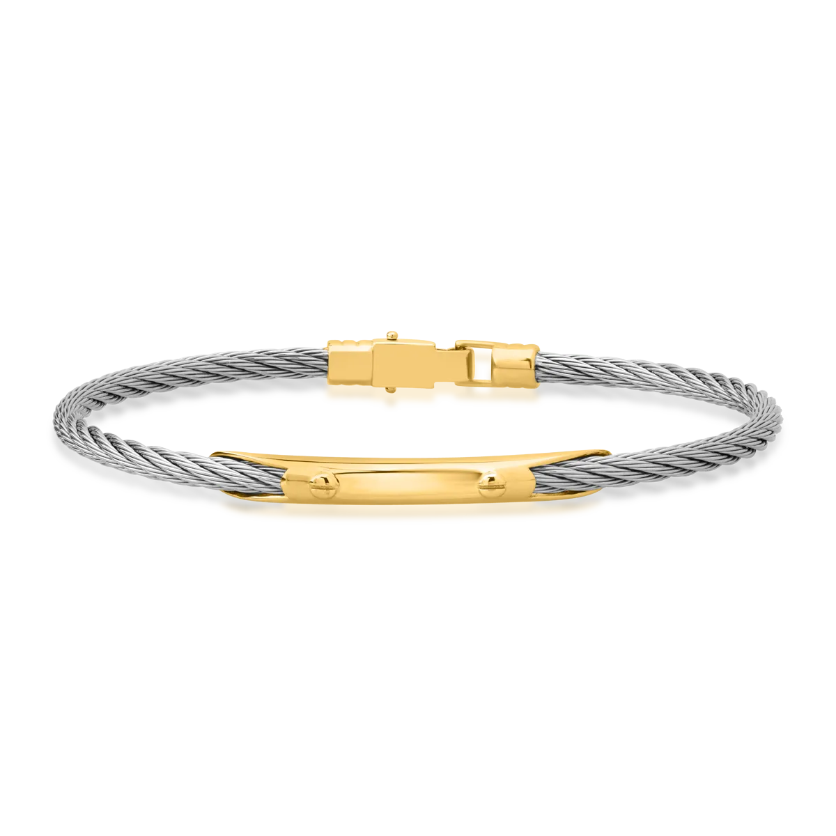 14K yellow gold bracelet for men-119132