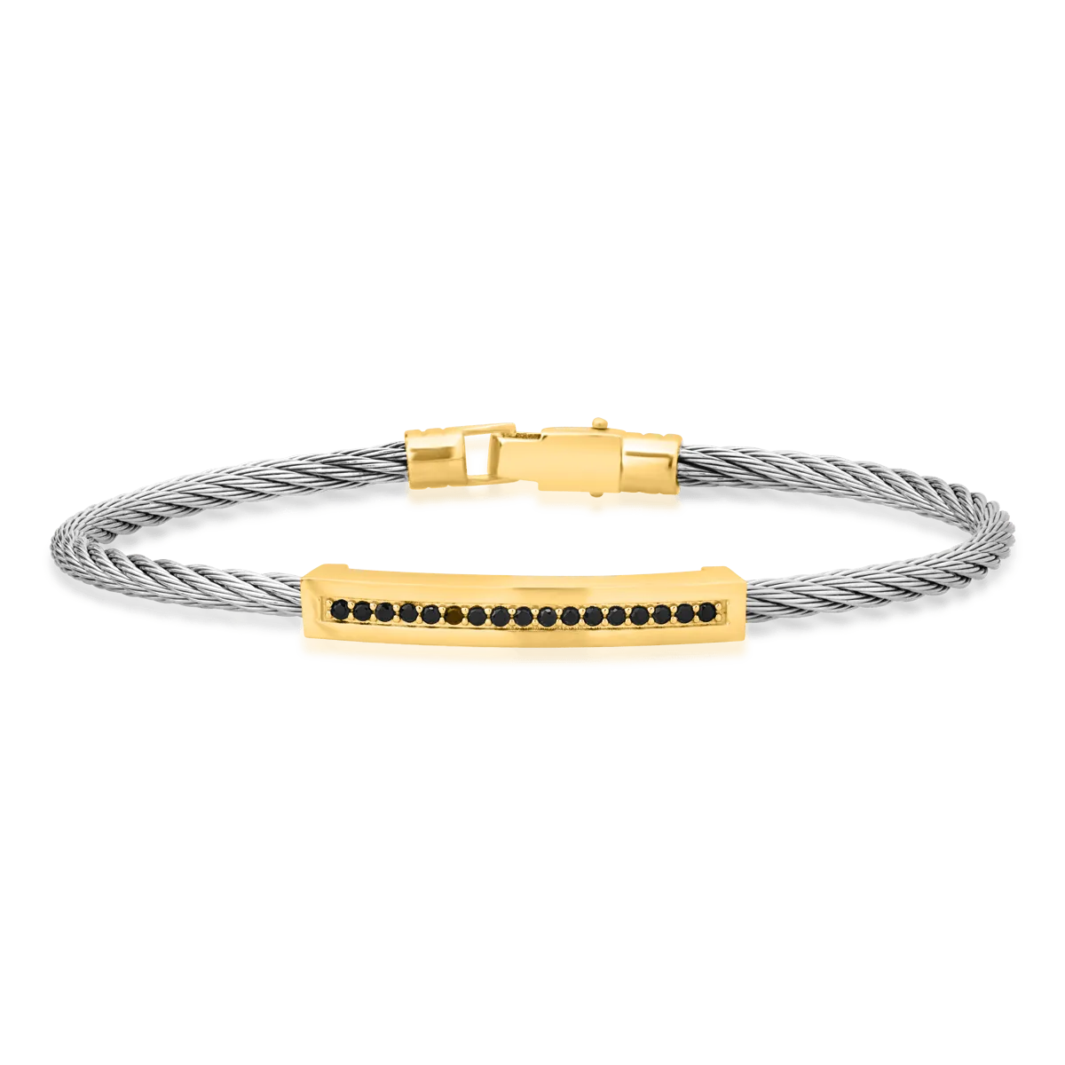 14K yellow gold men bracelet