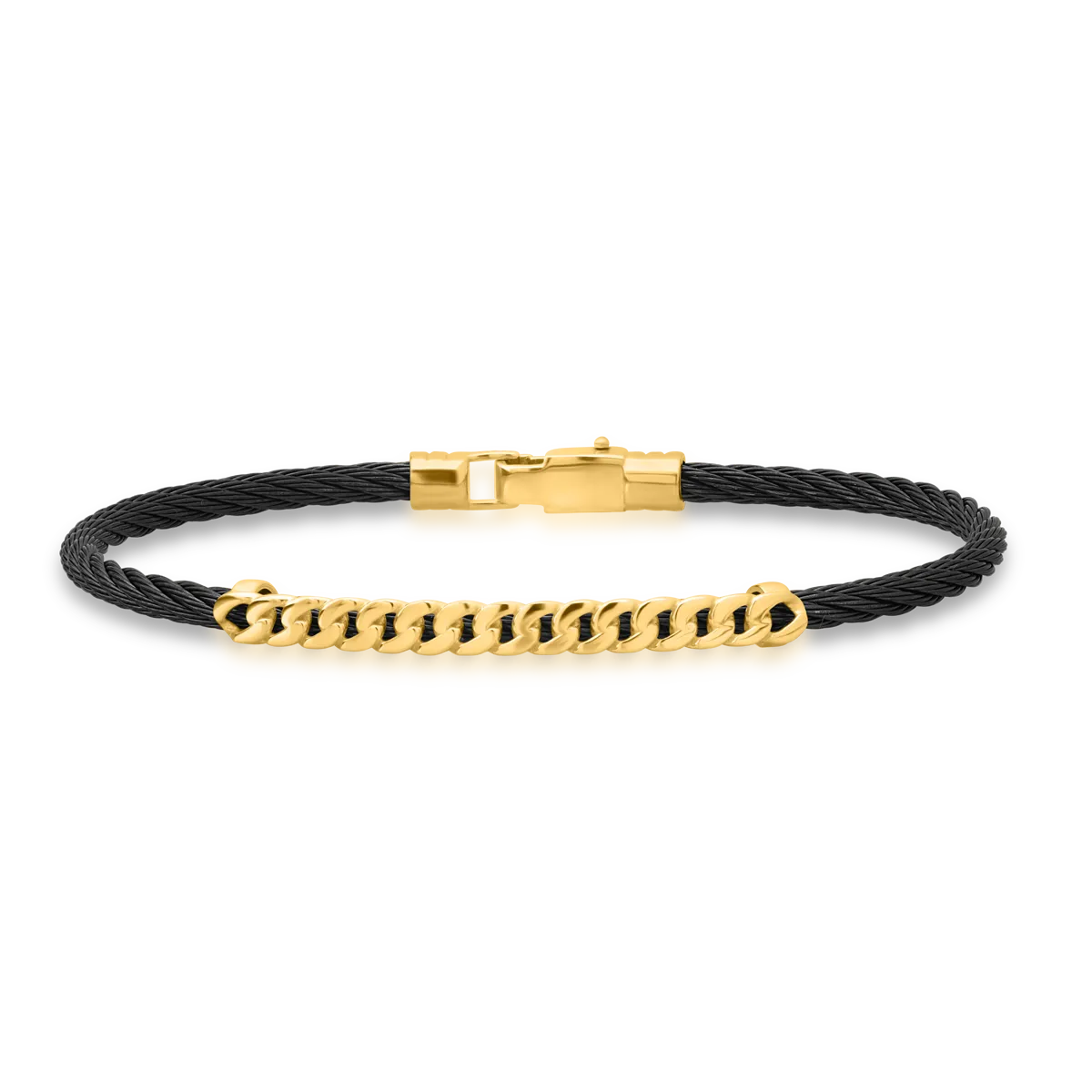 Bransoletka z żółtego złota 14K dla mężczyzn-119135