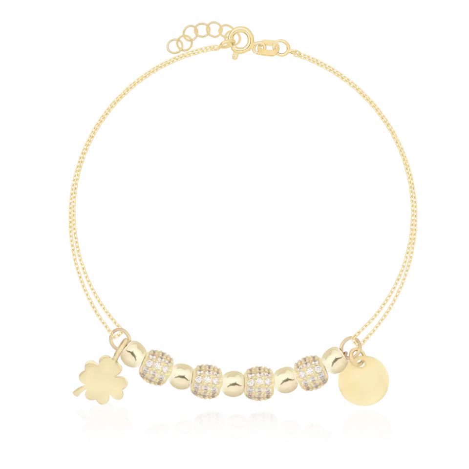 14K yellow gold bracelet-119136