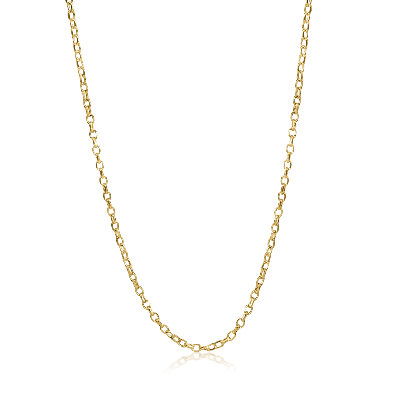 Yellow gold necklace