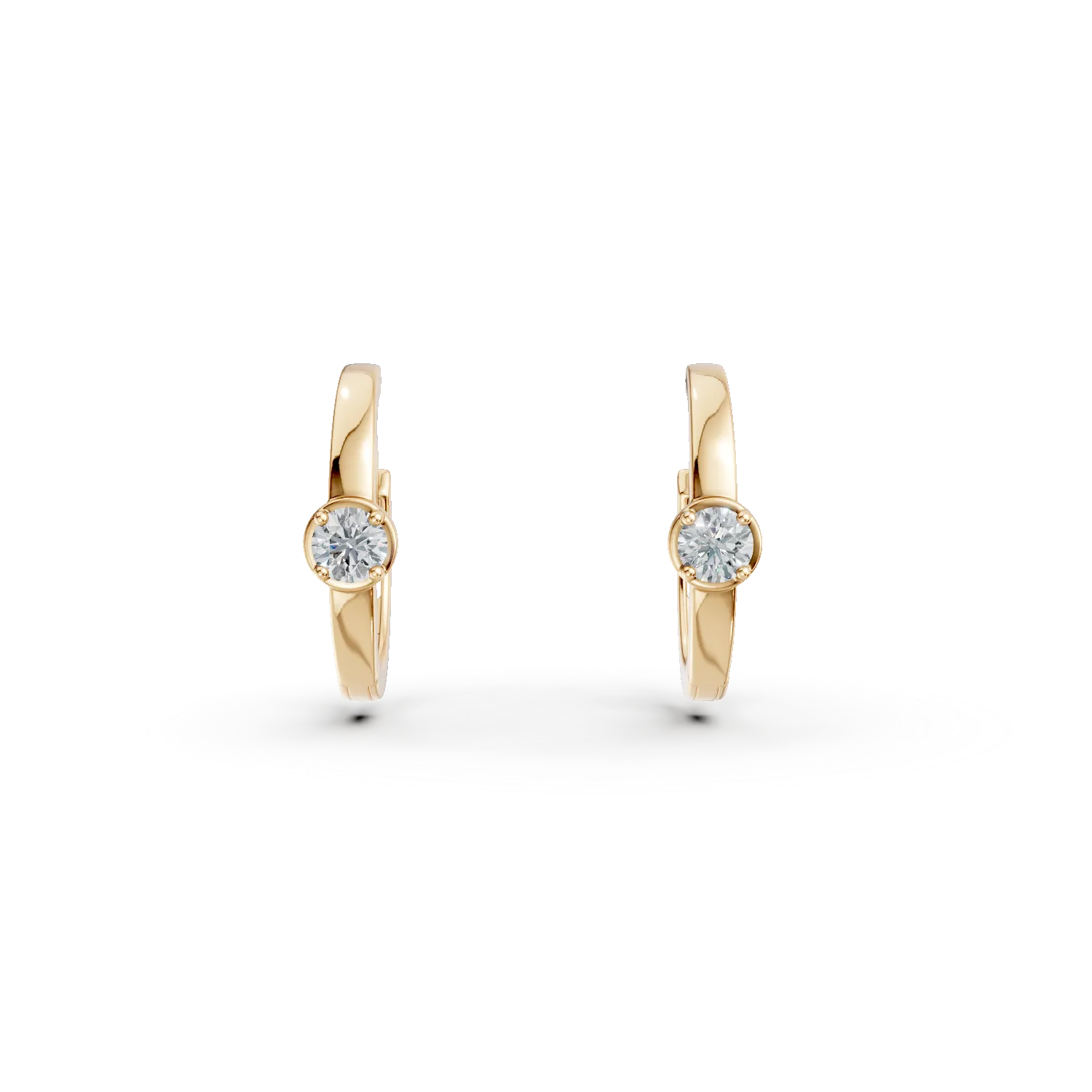 Cercei pentru copii din aur galben de 14K-119258