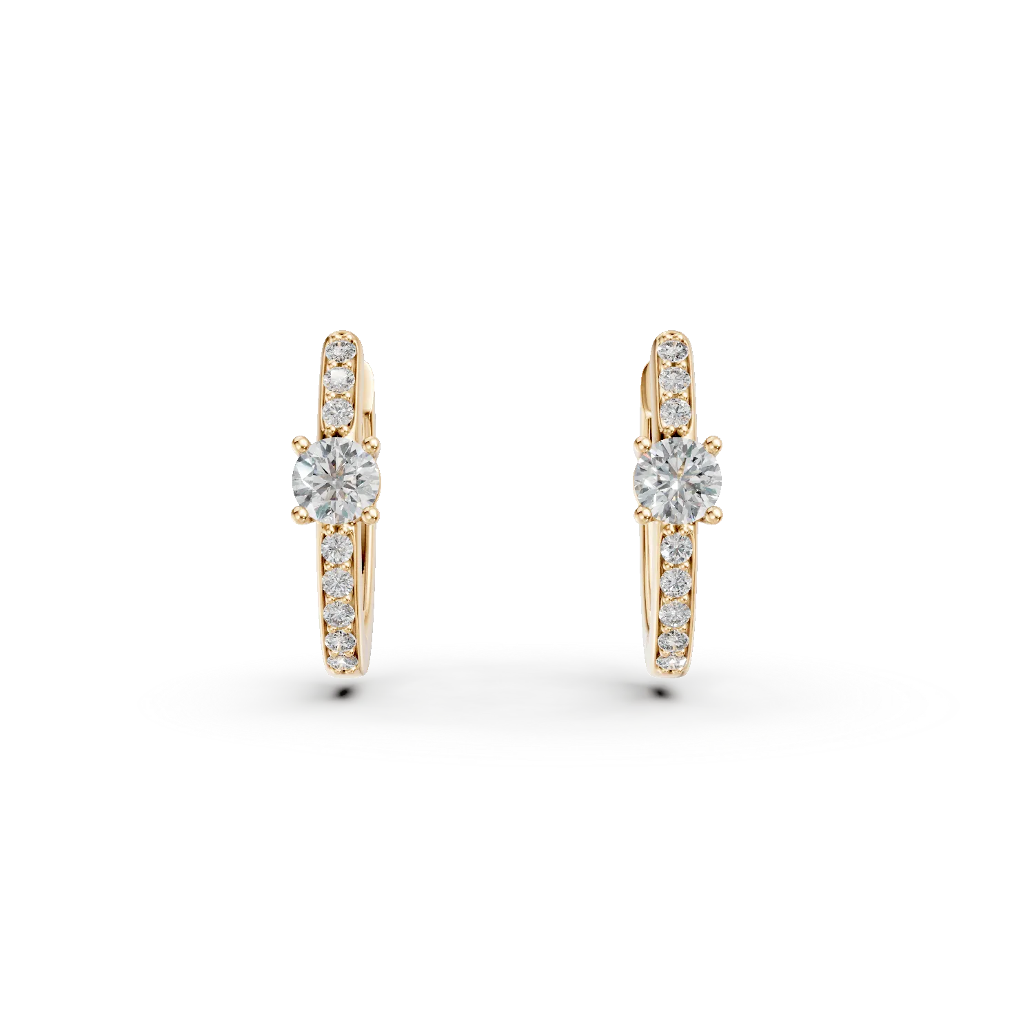 Cercei pentru copii din aur galben de 14K-119278