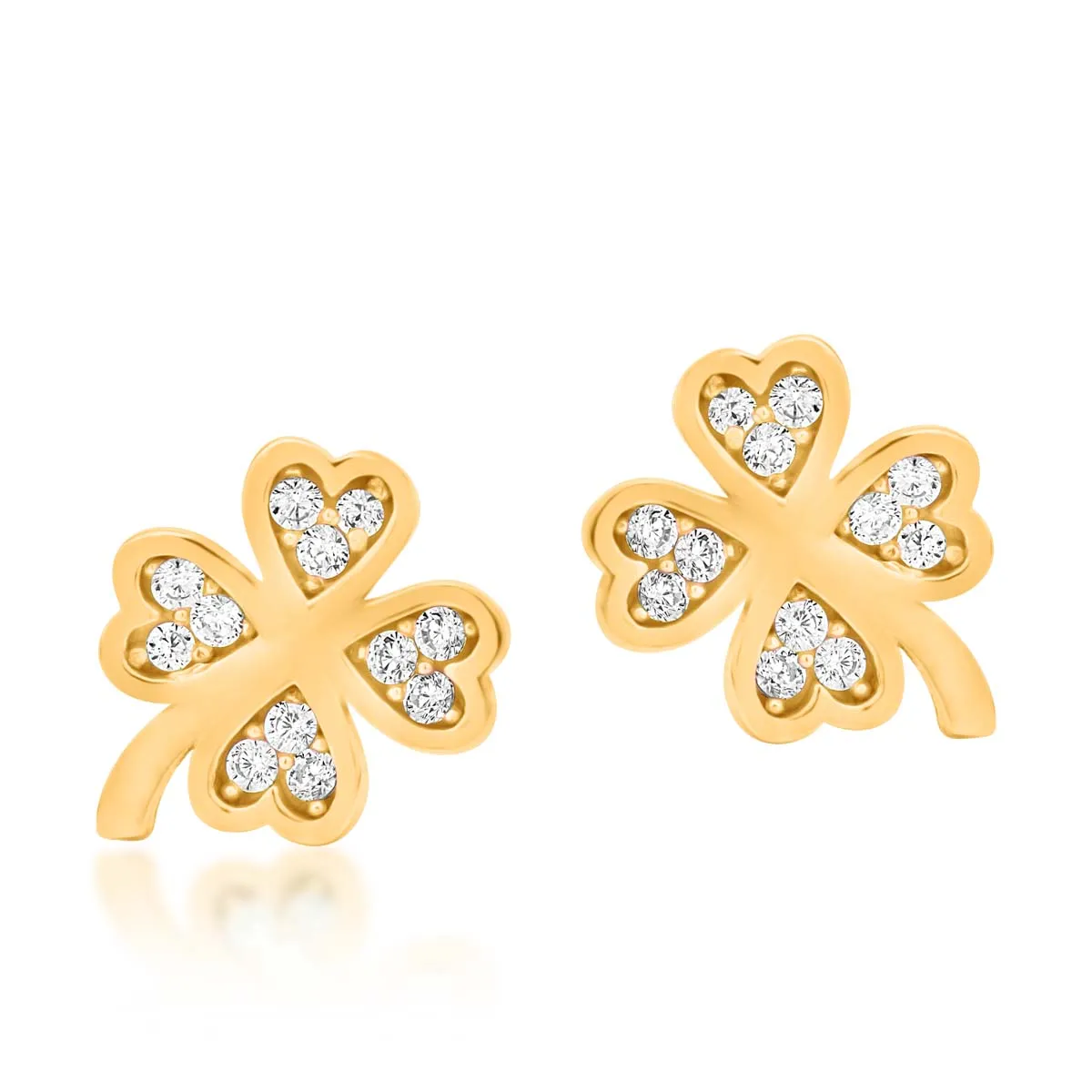 14K yellow gold earrings