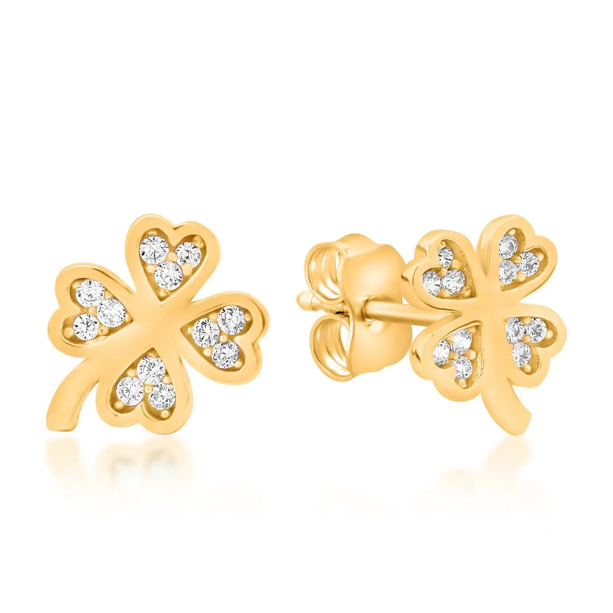 14K yellow gold earrings