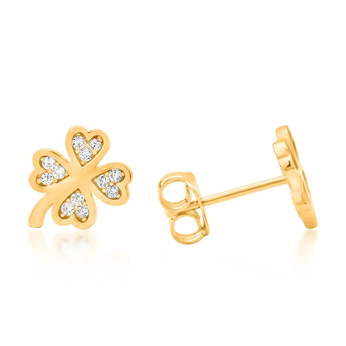 14K yellow gold earrings