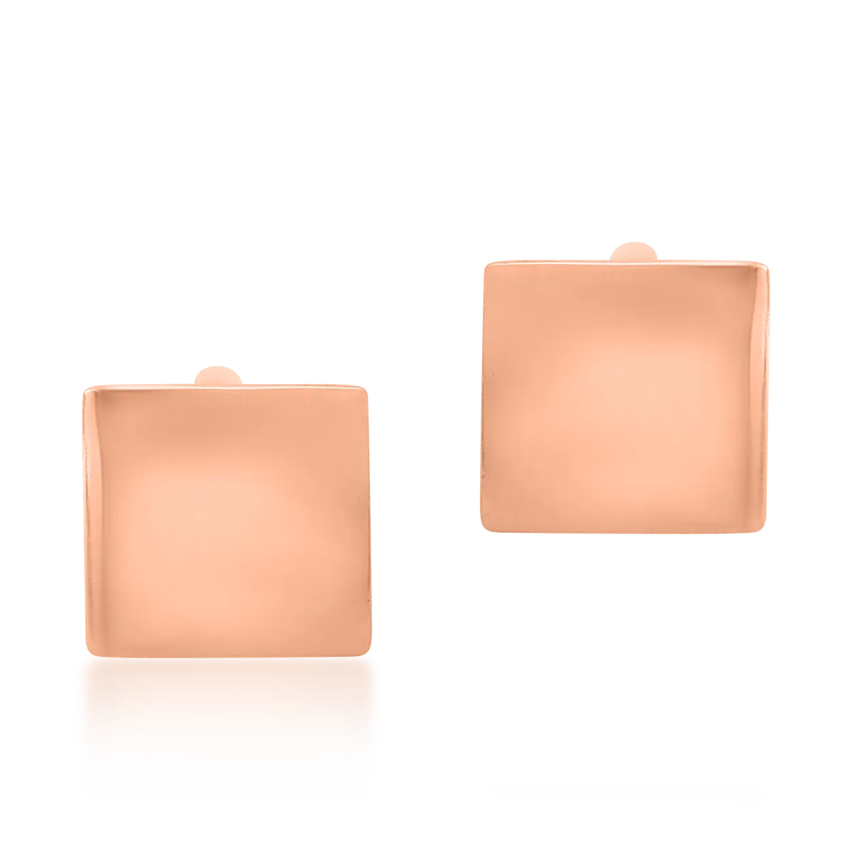 14K rose gold earrings-119293
