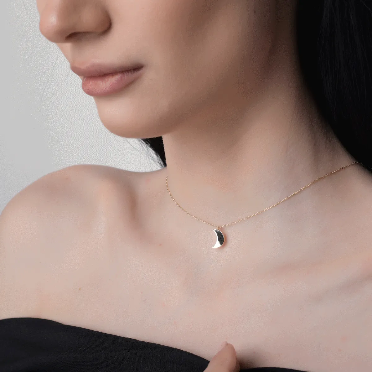 Колие с висулка от 14K жълто злато