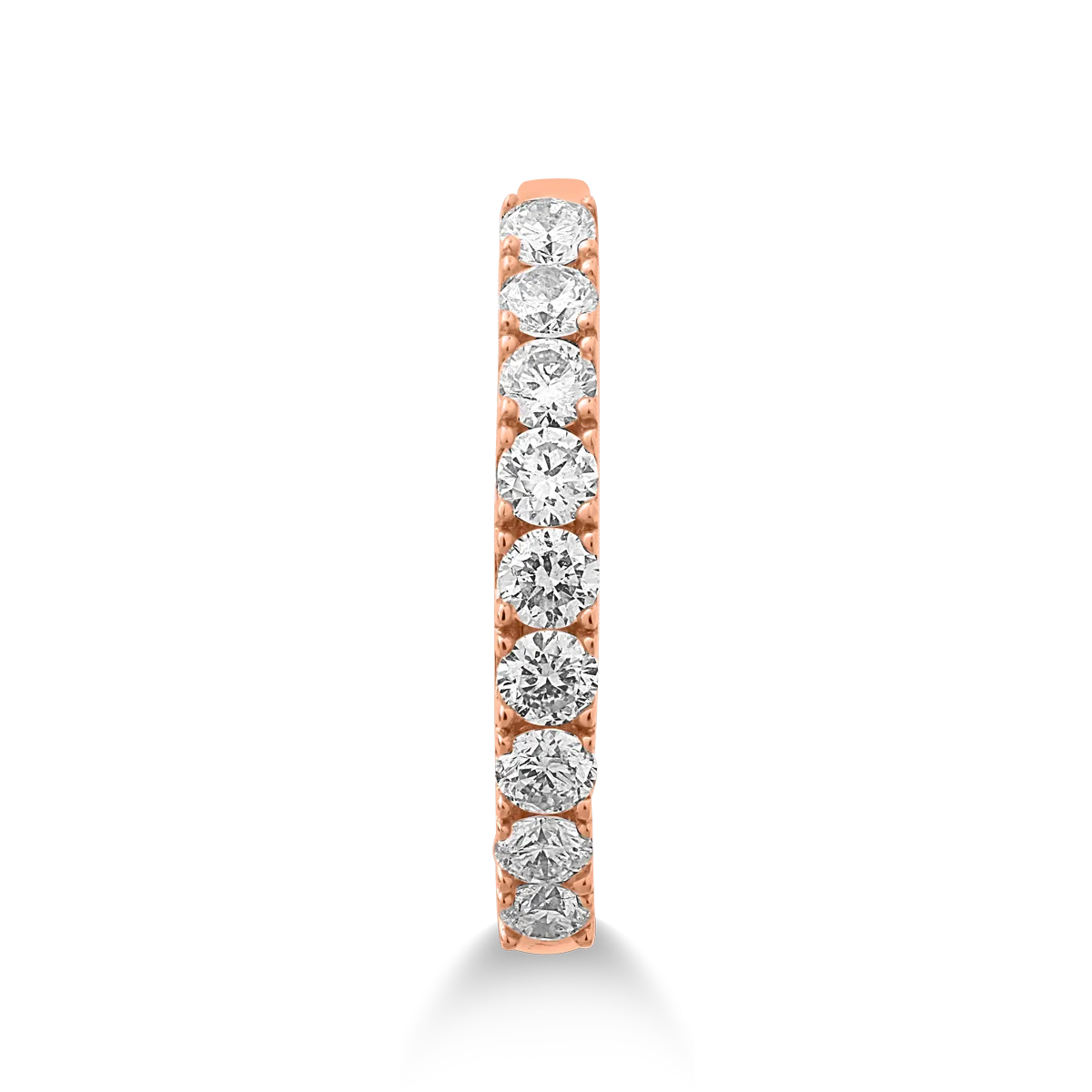 Inel din aur roz de 18K cu diamante de 0.5ct