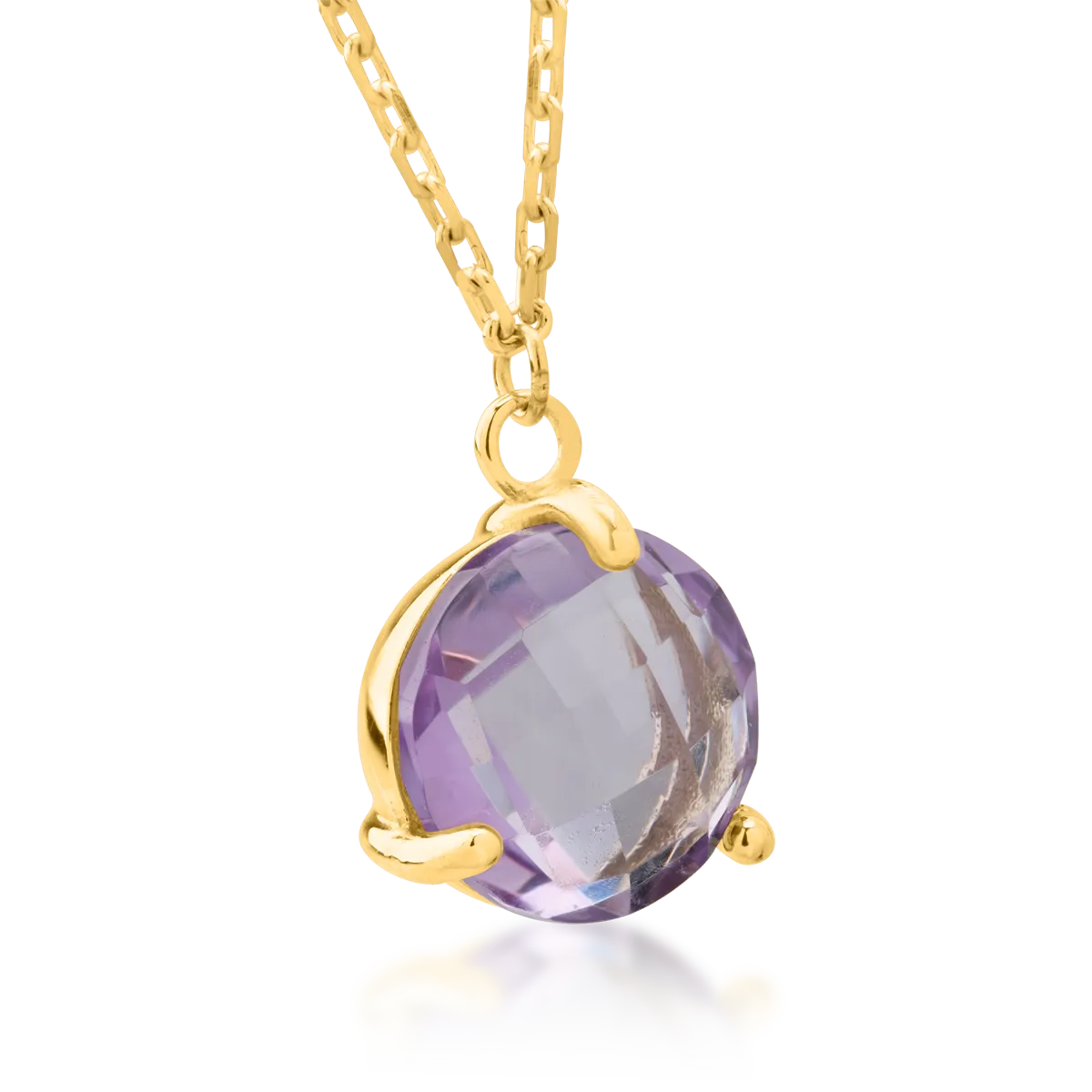 Колие с висулка от 14K жълто злато