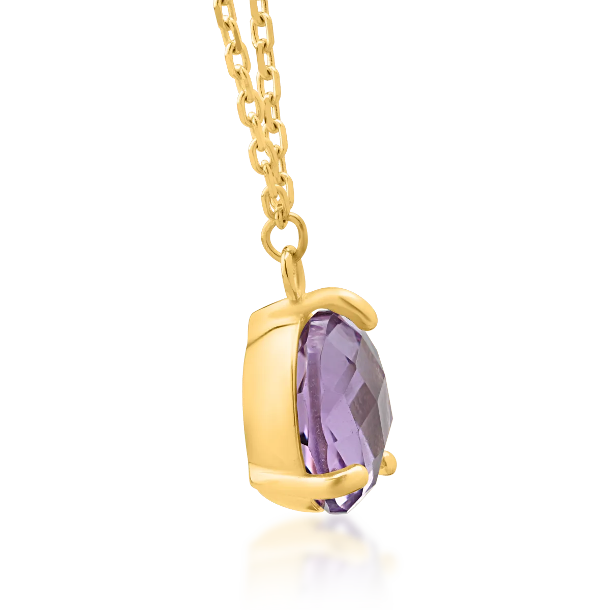 Колие с висулка от 14K жълто злато