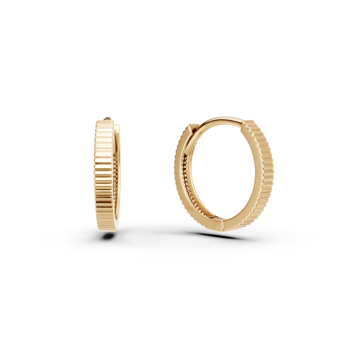 Обеци от 14K жълто злато