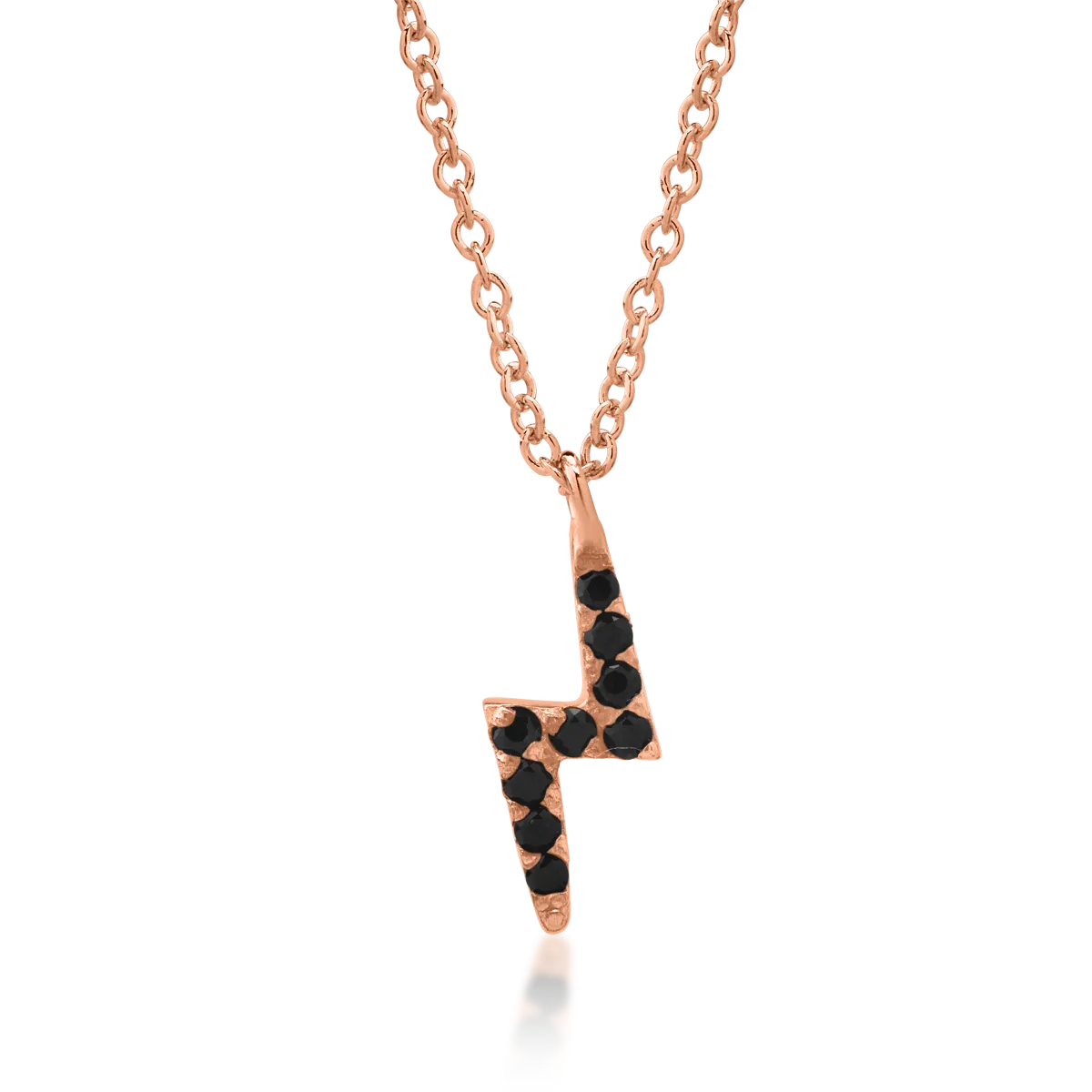 14K rose gold pendant necklace