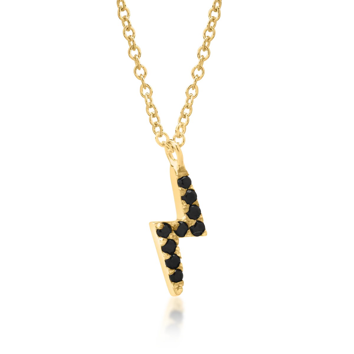 14K yellow gold pendant necklace