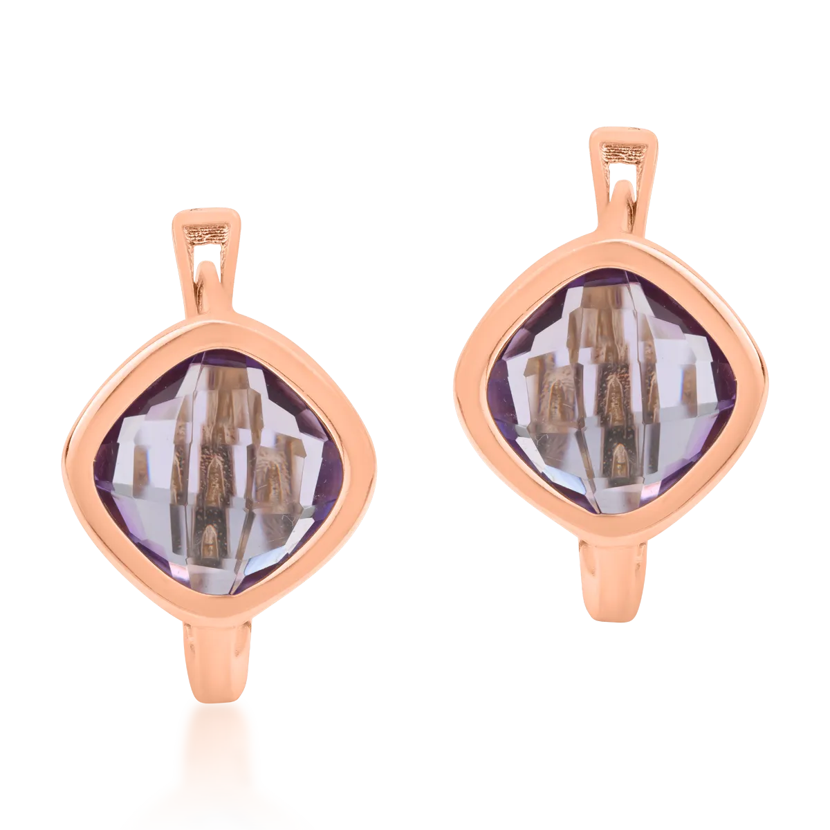 14K rose gold earrings