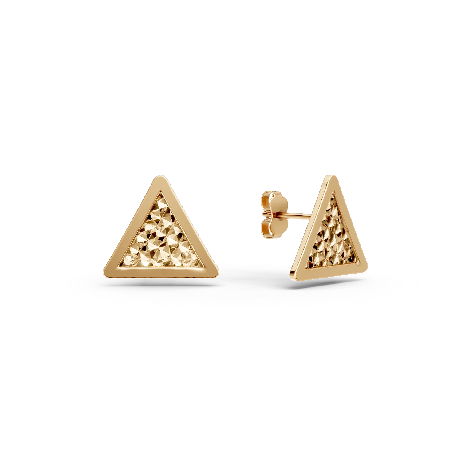 14K yellow gold earrings