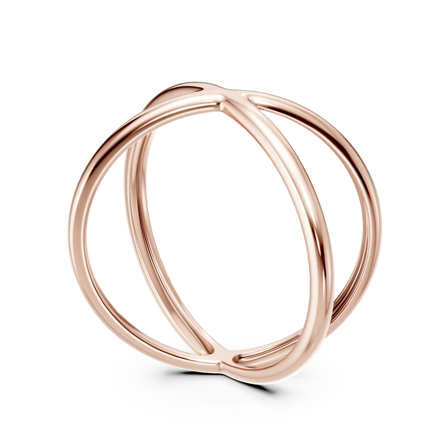 14K rose gold ring