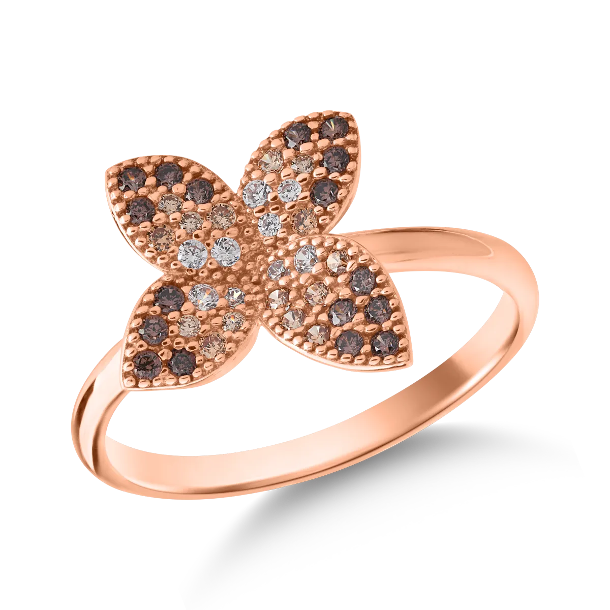 14K rose gold ring