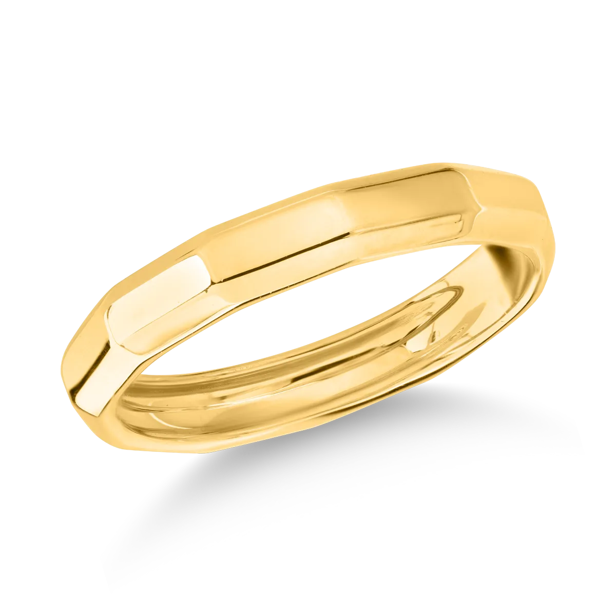 Inel pentru barbati din aur galben de 14K-120225