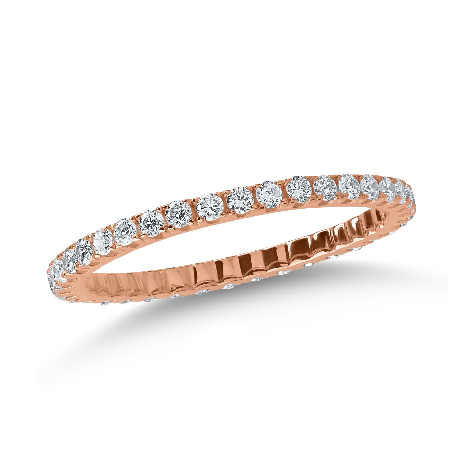 Rose gold eternity ring with 0.5ct diamonds