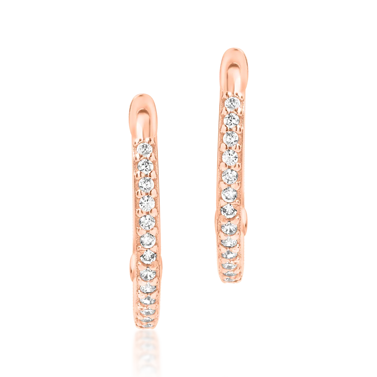 14K rose gold earrings