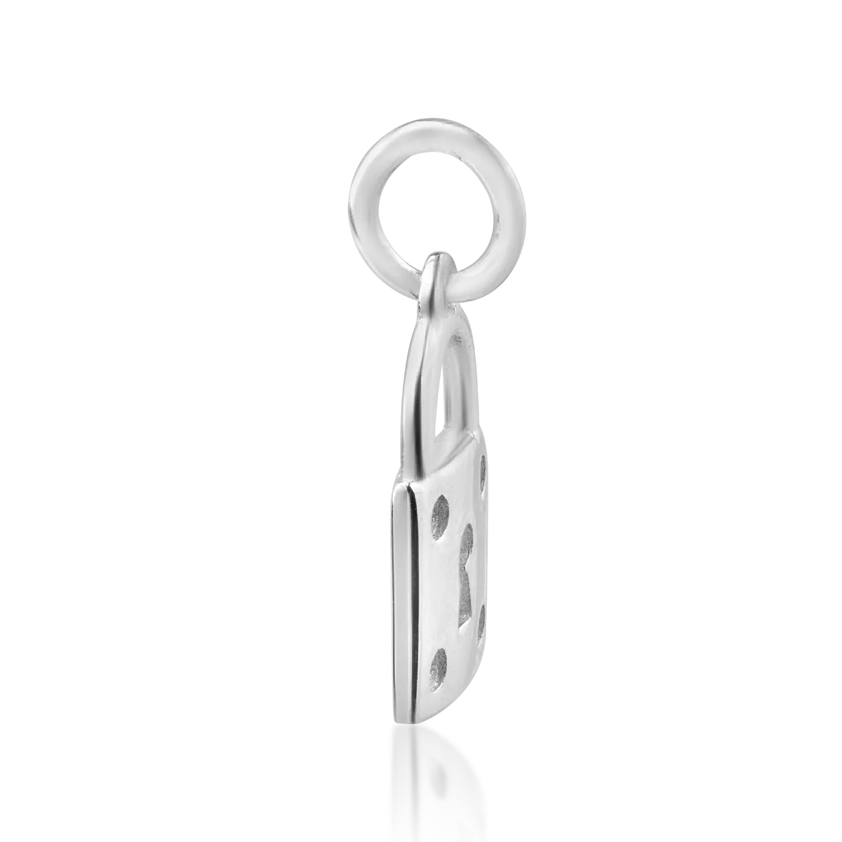 14K white gold pendant