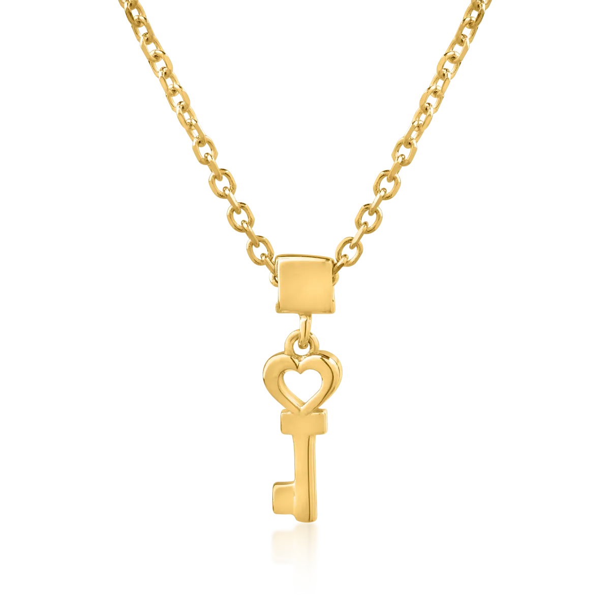 Верижка за висулка от 14K жълто злато-123737