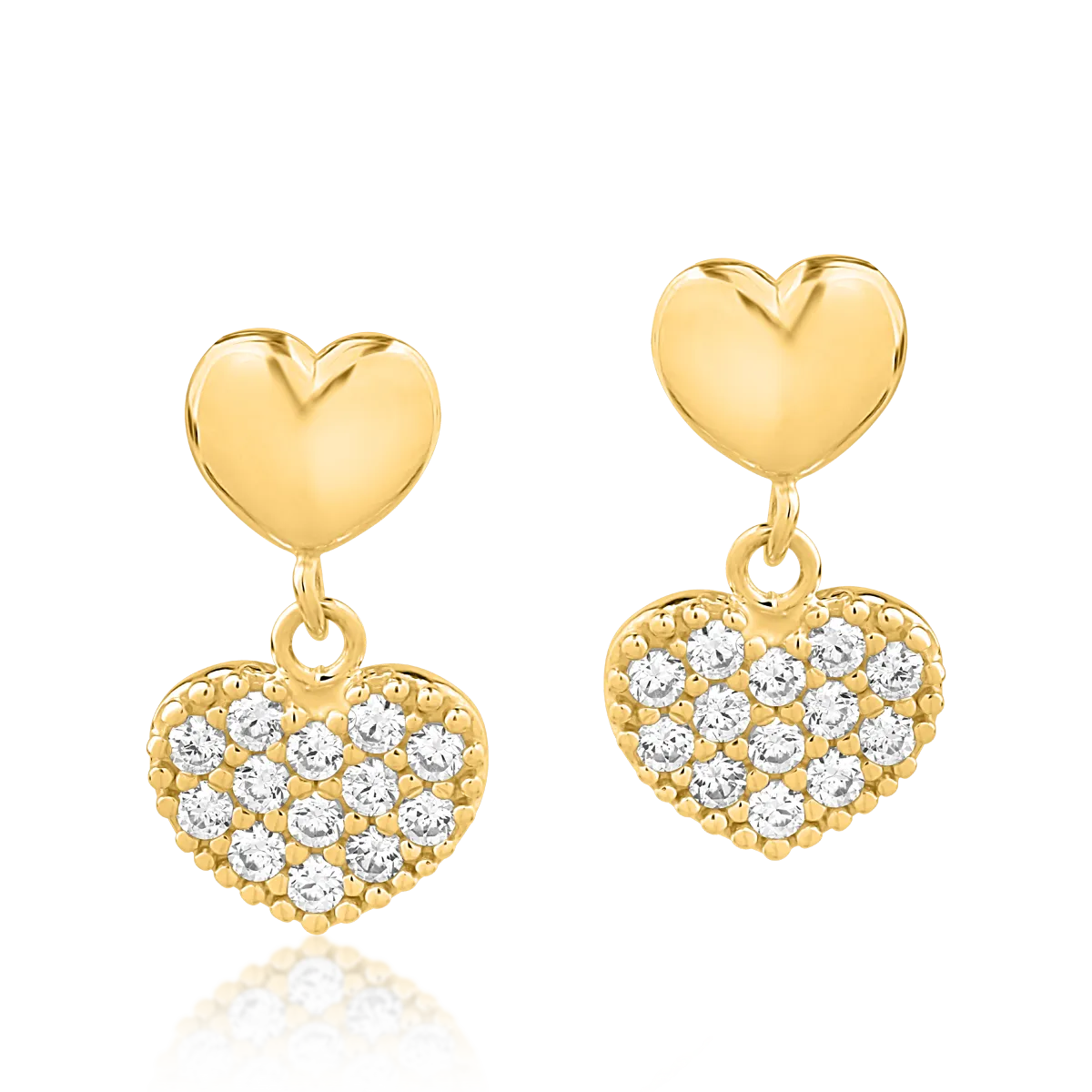 14K yellow gold earrings