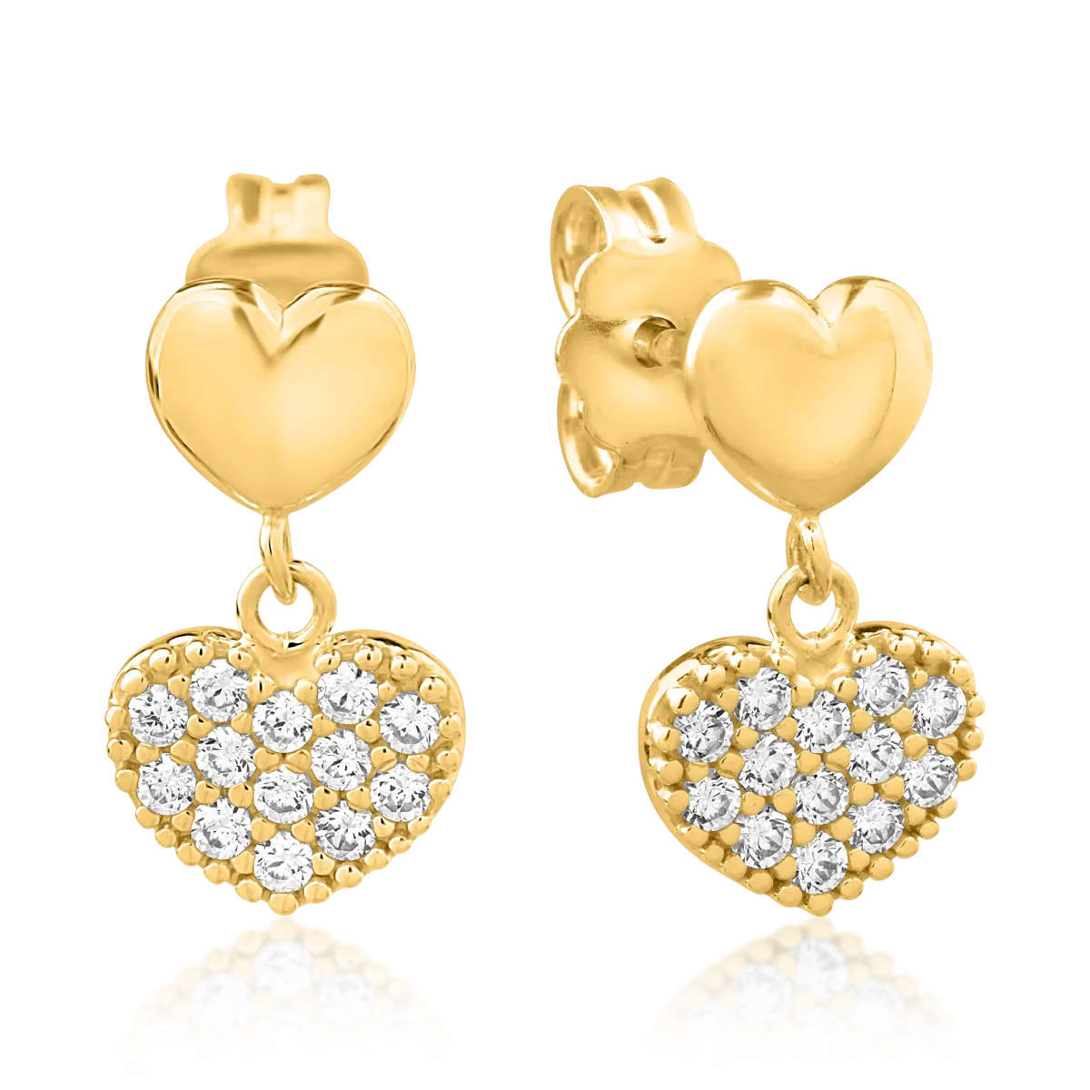 14K yellow gold earrings