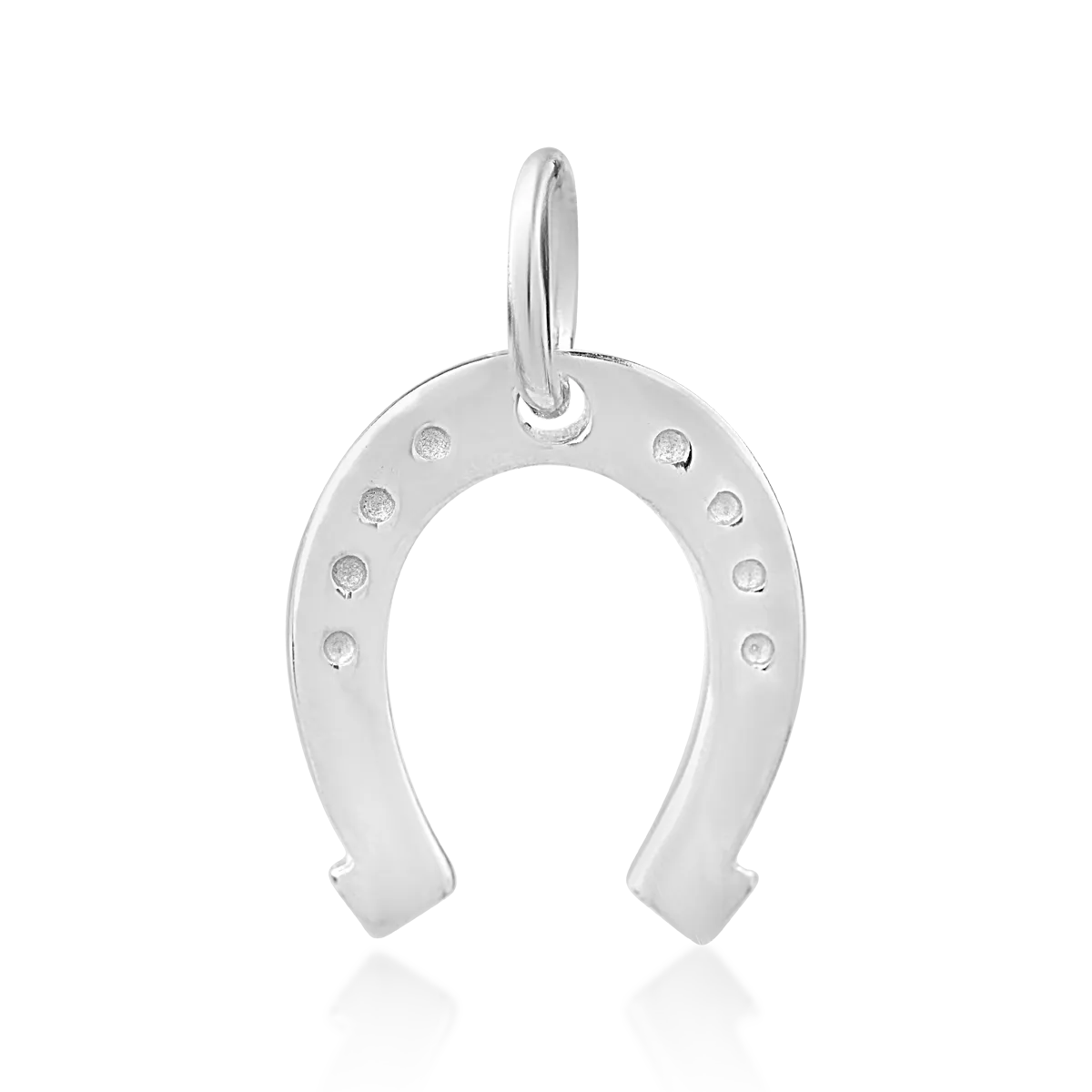 14K white gold pendant