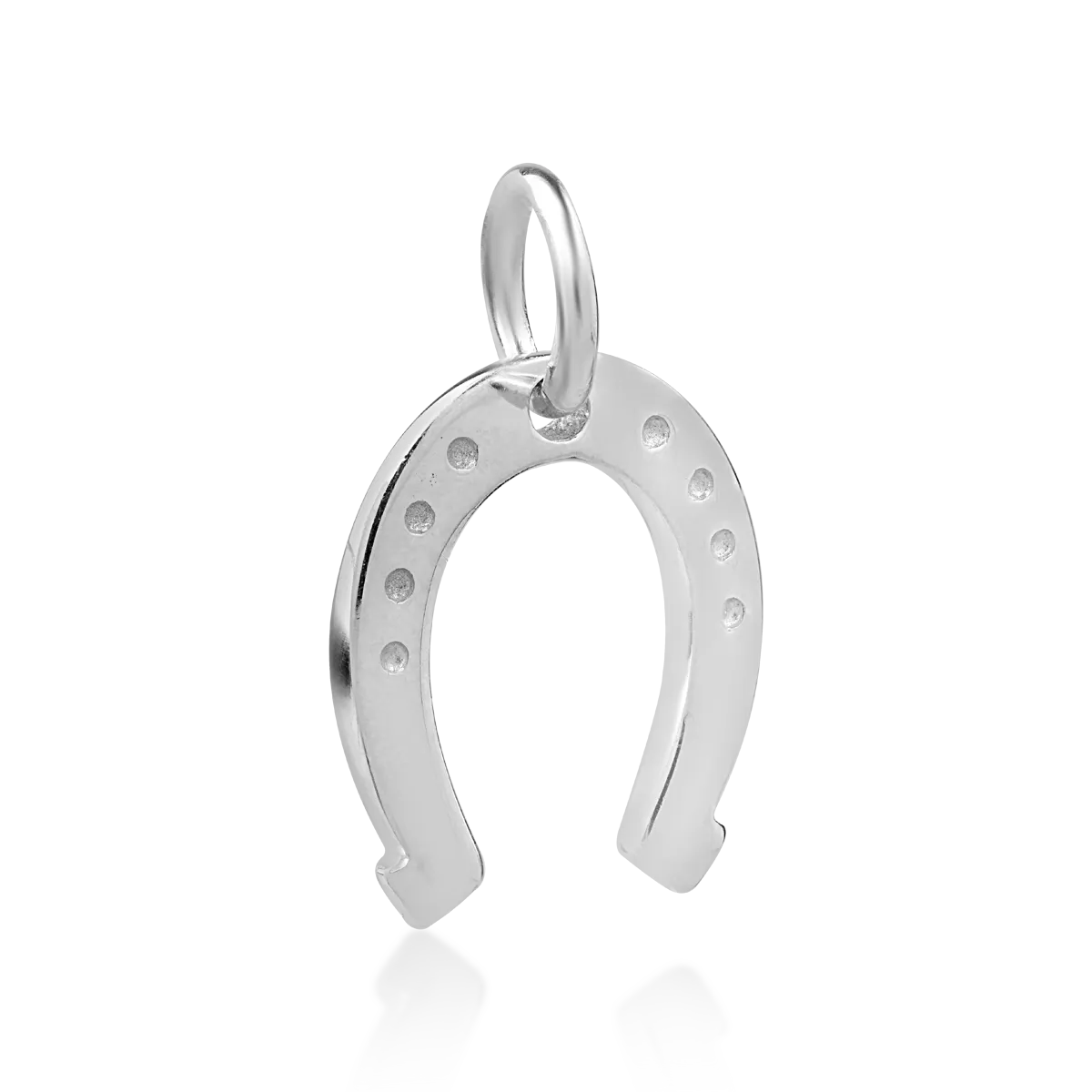 14K white gold pendant