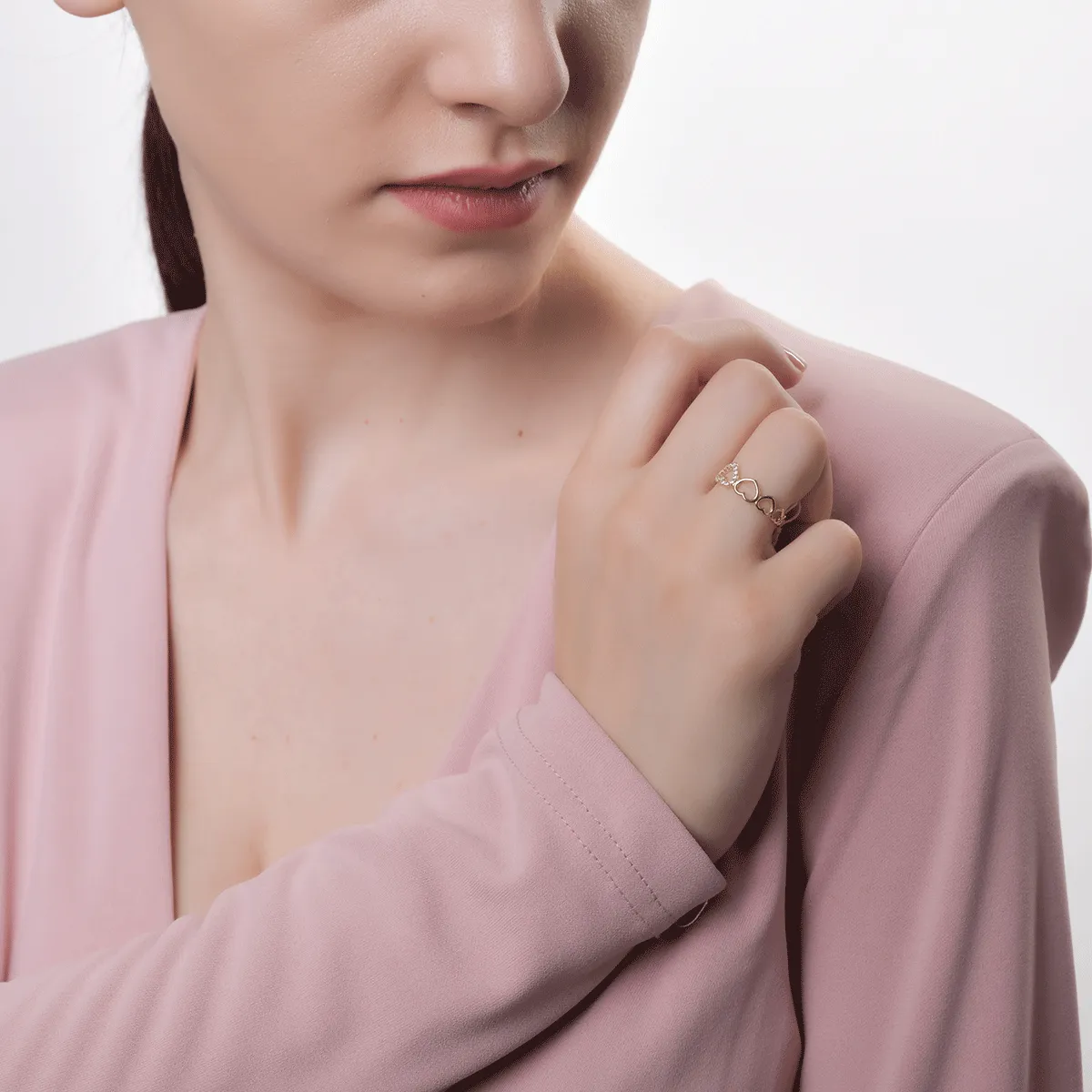 Pierścionek z żółtego 14K złota