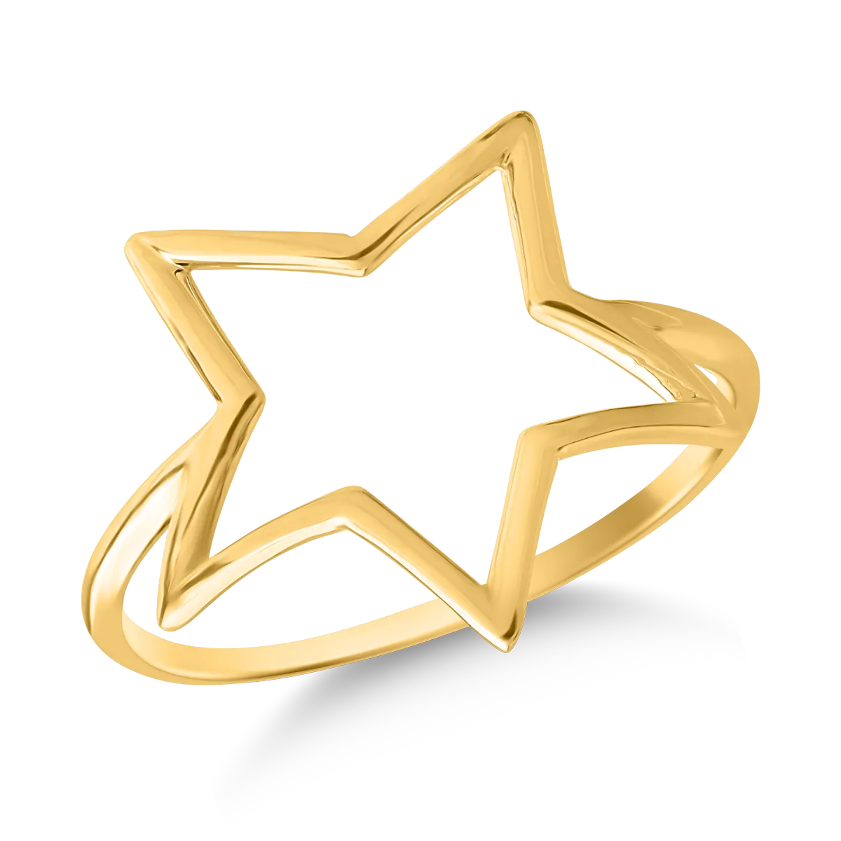 Inel din aur galben de 14K-123761