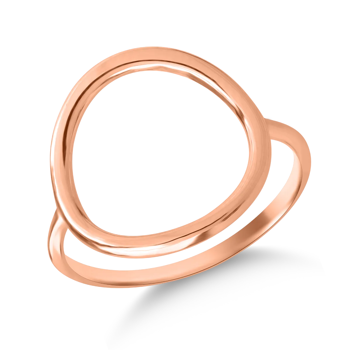 14K rose gold ring