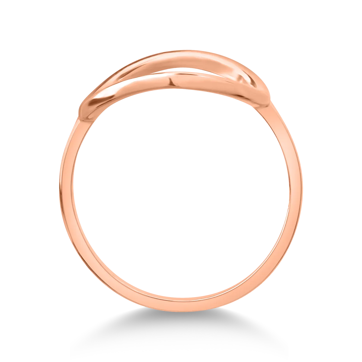14K rose gold ring